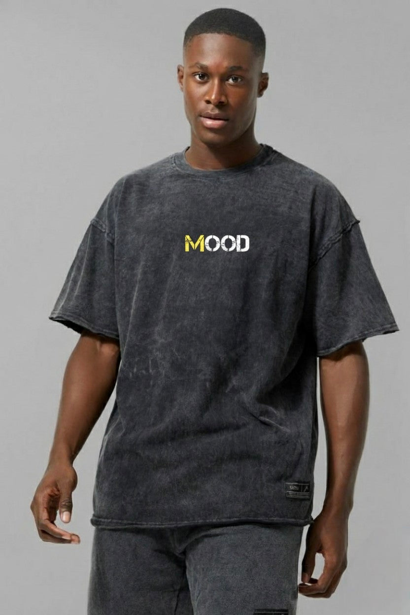 Mood Acid Washed Oversized Tee