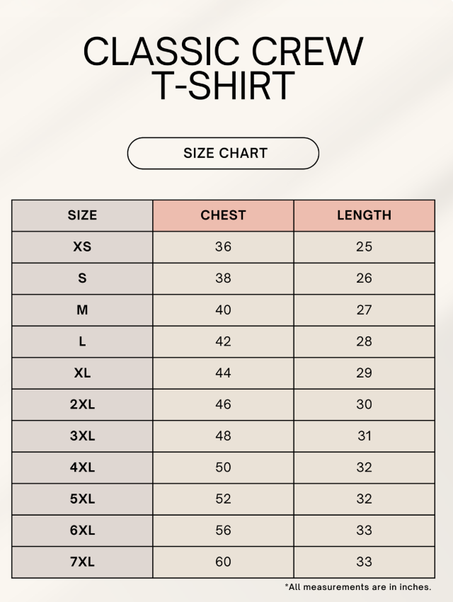 Unisex Classic Crew T-Shirt
